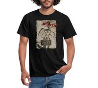 Spreadshirt Looney Tunes Wile E. Coyote Busted Men's T-Shirt, 3XL, Black