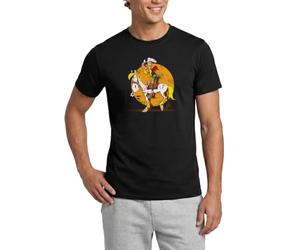Spreadshirt Lucky Luke Jolly Jumper Sunset Men's T-Shirt, 3XL, Black