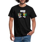 Spreadshirt Magic Rubik's Cube Humour Complicate Things Men's T-Shirt, M, Black