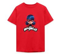 Spreadshirt Miraculous Ladybug with Logo Teenage T-Shirt, 152/164 (12-14 Years), red