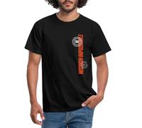 Spreadshirt Mission Impossible Dead Reckoning Design in Orange Men's T-Shirt, 3XL, Black