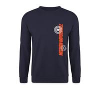 Spreadshirt Mission Impossible Dead Reckoning Design in Orange Unisex Sweatshirt, XL, Navy