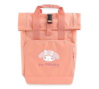 Spreadshirt My Melody Portrait With Lettering Roll Top Backpack with Two Handles, One Size, chintz rose
