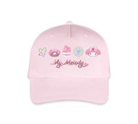 Spreadshirt My Melody with Flat and Pastries Organic Kids’ Baseball Cap, One Size, Light Pink