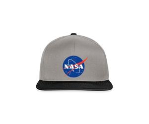 Spreadshirt NASA Official Merchandise Classic Logo Snapback Cap, One Size, Graphite/Black