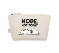 Spreadshirt Official Peanuts Snoopy Nope Not Today Accessory Case, One Size, Nature