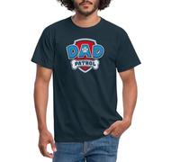 Spreadshirt Paw Patrol Dad Patrol Father Men's T-Shirt, M, Navy
