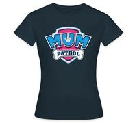 Spreadshirt Paw Patrol Mum Patrol Mom Women's T-Shirt, M, Navy