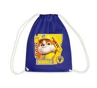 Spreadshirt Paw Patrol Rubble Character Design Drawstring Bag, One Size, Royal Blue