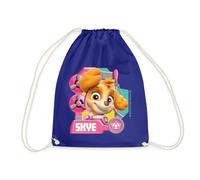 Spreadshirt Paw Patrol Skye Character Design Drawstring Bag, One Size, Royal Blue