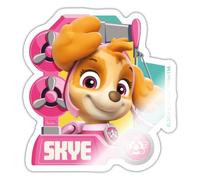 Spreadshirt Paw Patrol Skye Character Design Sticker, 10 x 10 cm, White Glossy