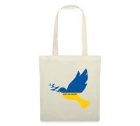 Spreadshirt Peace for Ukraine Tote Bag, One Size, Nature