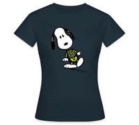 Spreadshirt Peanut Snoopy Halloween X-Ray Women's T-Shirt, XXL, Navy