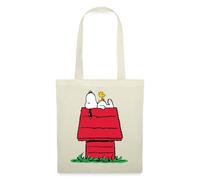Spreadshirt Peanuts Asleep On Doghouse Tote Bag