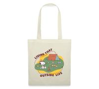 Spreadshirt Peanuts Camping Living That Outside Life Tote Bag