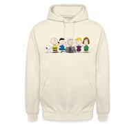 Spreadshirt Peanuts Snoopy And The Gang Unisex Hoodie Vanilla