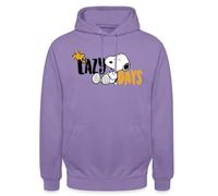 Spreadshirt Peanuts Snoopy And Woodstock Lazy Days Unisex Hoodie