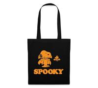 Spreadshirt Peanuts Snoopy And Woodstock Spooky Halloween Tote Bag, One Size, black