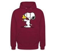 Spreadshirt Peanuts Snoopy And Woodstock Unisex Hoodie