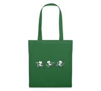 Spreadshirt Peanuts Snoopy Bicycle Tote Bag, One Size, evergreen
