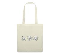 Spreadshirt Peanuts Snoopy Bicycle Tote Bag, One Size, nature