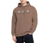 Spreadshirt Peanuts Snoopy Bicycle Unisex Hoodie, XL, mocha