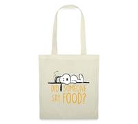 Spreadshirt Peanuts Snoopy Did Someoone Say Food Tote Bag