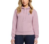 Spreadshirt Peanuts Snoopy Embroidered Women’s Organic Hoodie, L, dusky pink