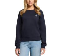 Spreadshirt Peanuts Snoopy Embroidered Women’s Premium Sweatshirt, S, Navy