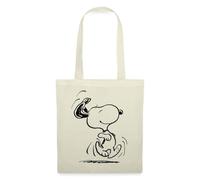 Spreadshirt Peanuts Snoopy In A Hurry Tote Bag