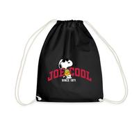 Spreadshirt Peanuts Snoopy Joe Cool Since 1971 Drawstring Bag, One Size, Black