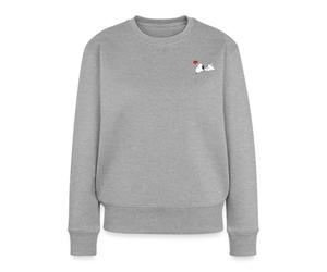 Spreadshirt Peanuts Snoopy Love Women’s Premium Sweatshirt, M, heather grey