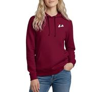 Spreadshirt Peanuts Snoopy Love Women's Hoodie Bordeaux
