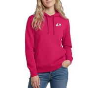 Spreadshirt Peanuts Snoopy Love Women's Hoodie, L, dark pink