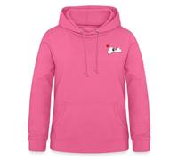 Spreadshirt Peanuts Snoopy Love Women's Hoodie, S, pink