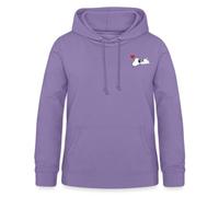 Spreadshirt Peanuts Snoopy Love Women's Hoodie, XL, lavender