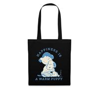 Spreadshirt Peanuts Snoopy & Lucy Happiness Is A Warm Puppy Tote Bag