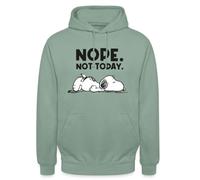Spreadshirt Peanuts Snoopy Nope Not Today Unisex Hoodie