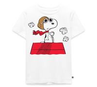 Spreadshirt Peanuts Snoopy Pilot Kids Premium Organic T-Shirt, 98/104 (2 Years), White