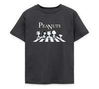 Spreadshirt Peanuts The Peanuts Abbey Road Kids' T-Shirt, 122/128 (7-8 Years), Dark Grey