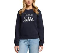 Spreadshirt Peanuts The Peanuts Abbey Road Women’s Premium Sweatshirt, XL, navy