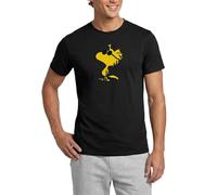 Spreadshirt Peanuts Woodstock Cool Sunglasses Men's T-Shirt, 3XL, Black