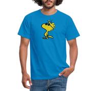 Spreadshirt Peanuts Woodstock Cool Sunglasses Men's T-Shirt, S, Royal Blue
