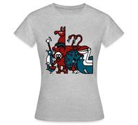 Spreadshirt Penscynor Wildlife Park Women's T-Shirt, S, Heather Grey