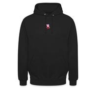 Spreadshirt Peppa Pig Embroidery Unisex Hoodie, S, black