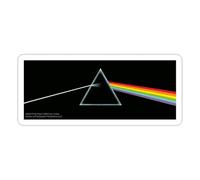 Spreadshirt Pink Floyd Dark Side of The Moon Prism Sticker, 10 x 10 cm, White Matte