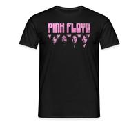 Spreadshirt Pink Floyd Pink Logo Men's T-Shirt, XL, Black