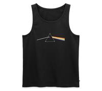 Spreadshirt Pink Floyd The Dark Side of The Moon Men's Organic Tank Top, L, Black