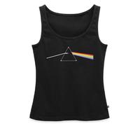 Spreadshirt Pink Floyd The Dark Side of The Moon Women's Organic Tank Top, XL, Black