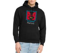 Spreadshirt Pink Floyd The Division Bell Abstract Unisex Hoodie, 4XL, black